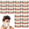 24 Pezzi Lamette Fusiionn 5,Lamette da Barba per fu-si-on 5,fu-si-on