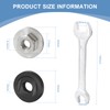 Yuhtech Angle Grinder Spare Part Round Clamp Inner Outer Flange,