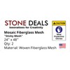 Stone Deals Mosaic Mesh for Back Mounted Tile 24" x