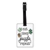 Gift Base Eat Sleep Puzzle Repeat Visual Luggage Tag with