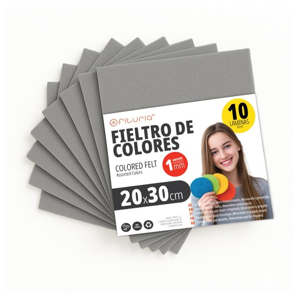 OFITURIA Craft Felt for DIY Projects, Colourful Felt Fabrics for