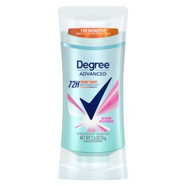 Degree Degree Advanced Protection Antiperspirant Deodorant Sheer Powder for 72-Hour Sweat & Odor Control for Women, with Body Heat Activated Technology, 2.6 oz