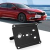 Tow Hook Adapater Do Drill Front License Plate Mounting Bracket