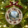 Lerime66 Kings Canyon National Park Christmas Ornament, 2 Layer Wood