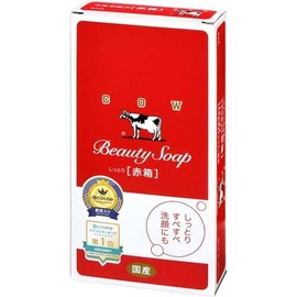 Milk Soap, Red, Box, 3.2 oz (90 g) x 3 Packs