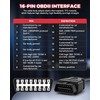 OBD2 Breakout Box, Multi-Protocol Line Detection Supported, Professional 16-Pin OBDII