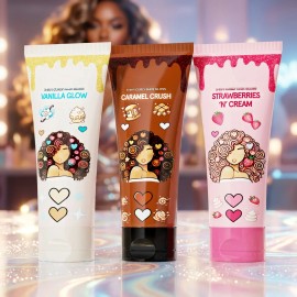 3 in 1 Curl and Shine Cream Moisturizing Styling Lotion Lightweight Hydrating Define Hair Carecolor: Vanilla