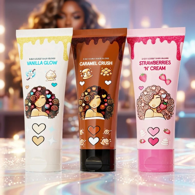 3 in 1 Curl and Shine Cream Moisturizing Styling Lotion