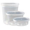 DuraHome Food Storage Containers with Lids 8oz, 16oz, 32oz Freezer