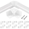 Aifeier ET 12 Pcs LED Diffuser Channel Corner Kit, 16X16mm