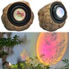 GOODFOEVER Solar Rock Lights(2pcs) Sunset Projection Lights Atmosphere Night Light
