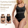 ONEW Women Shapewear Bodysuit Tummy Control Body Shaper Seamless Sculpting