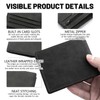 Leather Wallet for Men, Slim Soft Bifold Wallet with Card