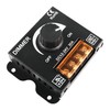 MEIRIYFA LED Light Strip Dimmer,DC 12V-24V 30A LED Light Strip