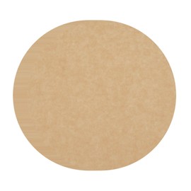 sourcing map 100 Pcs Unbleached Parchment Paper Baking Sheets Rounds, 11.8 Inch Hamburger Patty Paper, for Baking Grilling or Meat Storage, Wood Color