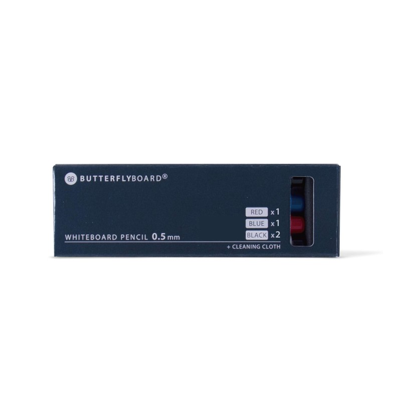 Butterfly Board 0.5mm Ultra Fine Whiteboard Pencils Set of 4