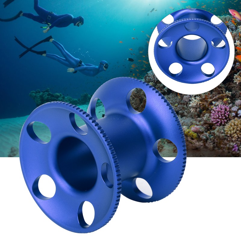Aluminum Alloy Diving Finger Spool Reel Guideline for Freediving Snorkeling