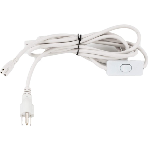 10ft Integrated LED Tube Power Wire Cable with On/Off Switch