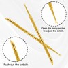 2Pcs Stainless Steel Cuticle Pusher