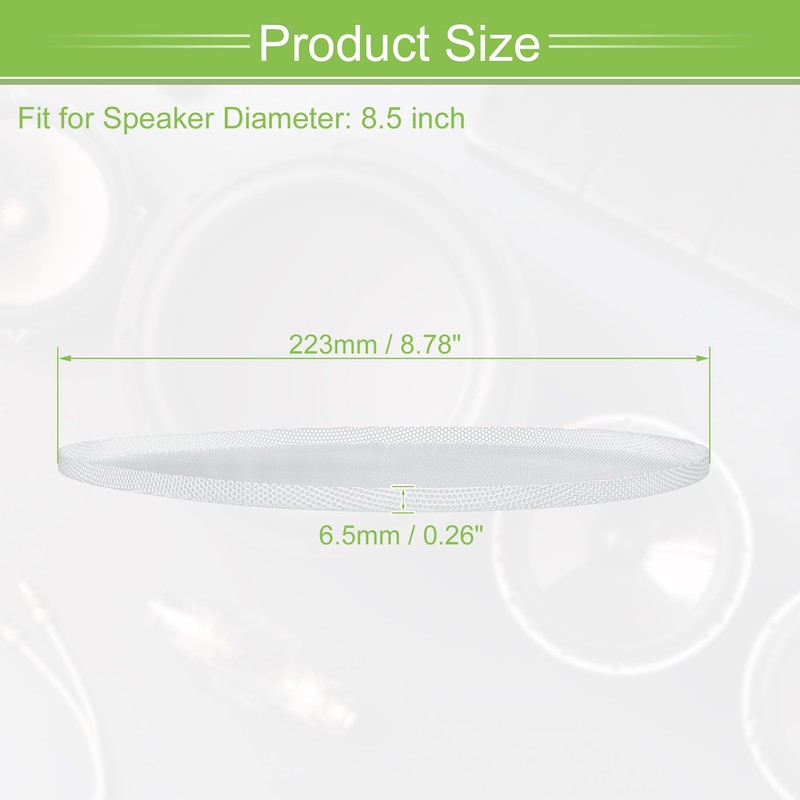 ACROPIX Universal 8.5 Inch Speaker Grills Mesh for Audio Subwoofer