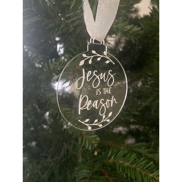 personalized christmas ornaments Jesus is the Reason best seller