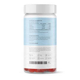 27 Elements Calcium Gummies - Sugar Free | 2 Months Supply - 60 Vegan Gummies | High Potency | Calcium | Vitamin D | Vitamin B6 | The Ultimate Boost to Your Bone Health | Mixed Berry Flavour