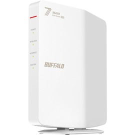 Buffalo WSR3600BE4P/NWH WiFi Router, Wireless LAN, Wi-Fi 7, 11be, Dual Band, 2882 + 688 Mbps, Eco Packaging, iPhone 17 / 17e / 17 Pro, Operation Verified (Amazon.co.jp Exclusive)