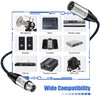Augioth XLR to XLR Pro Mic Cable 15 Ft 2-Pack