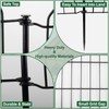 SUNLAX 5 Panels Garden Fence 10ft(L) x24in(H) Fencing for Yard