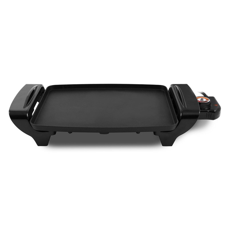 Elite Gourmet EGR-2722B Electric 10.5" x 8.5" Griddle, Cool-touch Handles