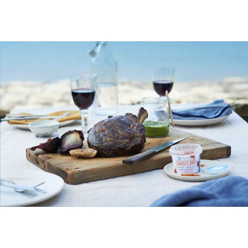 Cornish Sea Salt Tub (8 Pack, Smokey BBQ Seasoning 50g)