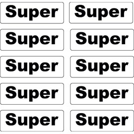 Stickerloveshop 10x Sticker Liquids Fuel Marking Tank Cap Canister Car Note Fuel AdBlue Petrol Mix Diesel Water Aspen Super (Super)