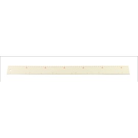 Hobby baker, baking ruler made of plastic, length: 64 cm, ruler for cutting and dividing sheet cakes, dough and much more.