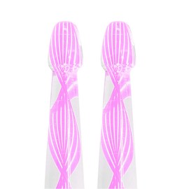 keepdrum DA-P Acrylic Drumsticks 5B Transparent 1 Pair Pink