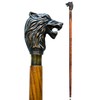 NAUTICAL GIFT STORE 37" Nebula Walking Stick top Wolf Gothic