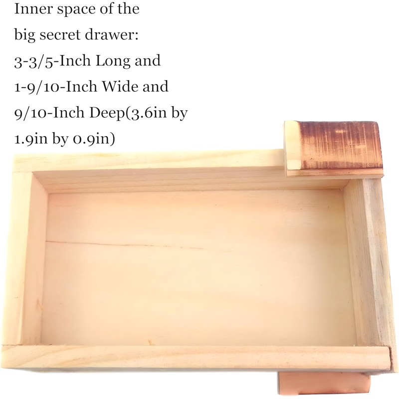 MAGIKON Brain Teaser Cube Puzzle Toy (Secret Puzzle Drawer)