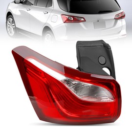 Misakomo Tail Lights Compatible with Chevy Equinox 2018 2019 2020 - Left Driver Side Rear Brake Lamp Replace 84769835 - Taillight Halogen Type NON-LED (w/Bulb)