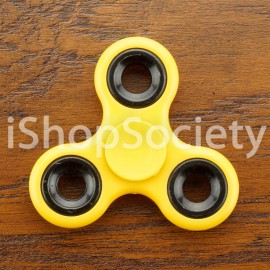 Unbranded Tri Spinner Fidget Spinners EDC Figet Hand Desk Focus Toy ADHD - Multi Color - Yellow