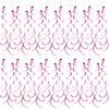 30 Pieces Hanging Swirl Party Decorations Ceiling Spiral Plastic Streamer