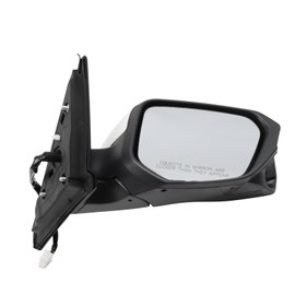 Jecoupoon Right Passenger Side Mirror Assembly Compatible with Civic 2016-2021 Side View Mirror with Camera & Heated and Power Fold Replaces 76208-TBC-A02ZA HO1321284 (White 11Pins)
