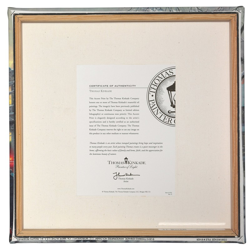 Thomas Kinkade Elegant Evening at Biltmore 14 x 14 Gallery