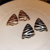 Trendy Zebras Pattern Metal Earrings