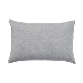 Muji 83412777 Smooth Fleece Pillow Cover, Gray, 16.9 x 24.8 inches (43 x 63 cm)