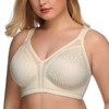 DotVol Women's Full Coverage Minimizer Bra Non-Padded Lace Wirefree Soft