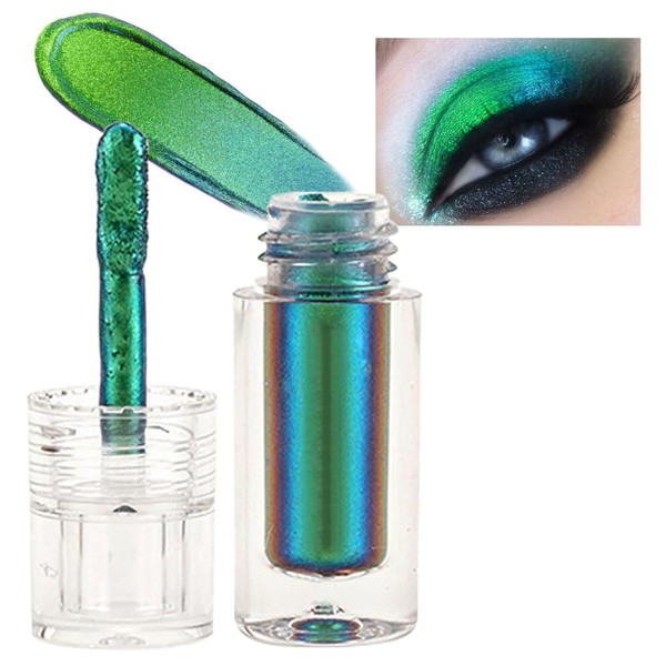 AMY'S DIARY Duochrome MultiChrome Chameleon Liquid Metallic Eyeshadow, High-Impact Multi-Dimensional