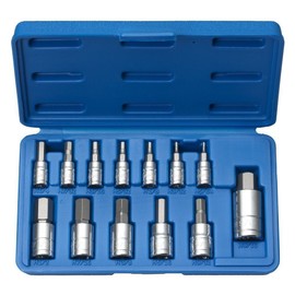Professional 13 pc SAE HEX ALLEN WRENCH BIT SOCKET TOOL SET from J&R Quality Tools