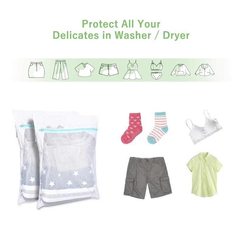 OTraki Laundry Bags for Washing Machine, Pack of 2, 40