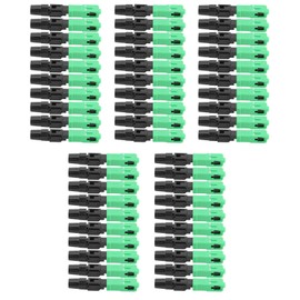 50Pcs Fiber Optic Fast Connector Adapter SC/APCC for Optical Fiber Communication Green