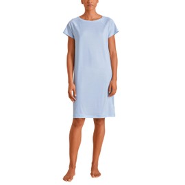 CALIDA Deepsleepwear Women's Cooling Nightdress Natural Thermal Regulation Stops Overheating, Harmony Blue