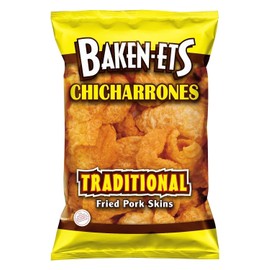 Baken-Ets Fried Pork Skins, Traditional, 3.25, pack of 1